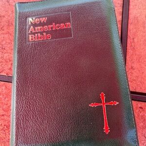 Green cover Holy Bible St Joseph